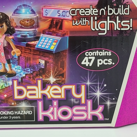 Lite Brix Super Light Building System Bakery Kiosk Play Set Girls Cra-Z-Art New - Picture 2 of 8